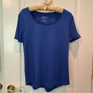 Chico's Blue Ultimate Tee in size 1 (Medium)